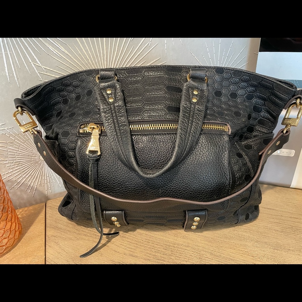 Aimee Kerstenberg tote with cross body strap